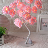Rasmun LED Rose Tree Light – Warm Light Small Decorative Flower Lamp for Indoor, Gifts