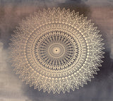 Rasmun Mandala Flower Pattern Wall Tapestry – Bohemian Polyester Wall Hanging for Bedroom