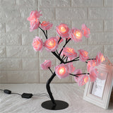 Rasmun LED Rose Tree Light – Warm Light Small Decorative Flower Lamp for Indoor, Gifts