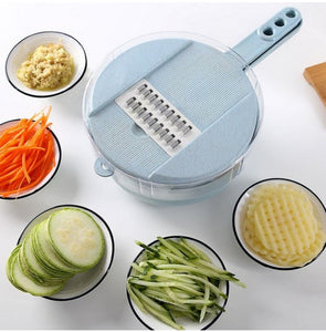 Rasmun 8-in-1 Mandoline Slicer Multi-Function Vegetable Cutter