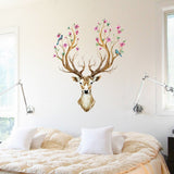 Rasmun Sika Deer Wall Stickers – DIY PVC Wall Decals for Home Decor