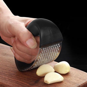 Rasmun Stainless Steel Garlic Masher – Manual Garlic Press Tool
