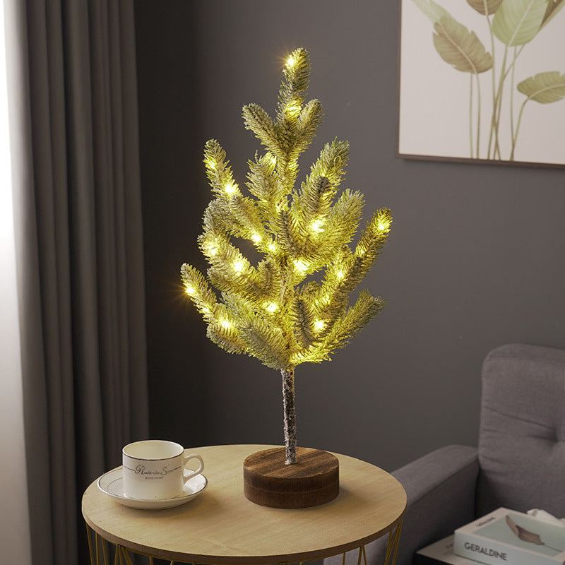 Rasmun LED Christmas Tree Light – 55cm 50LED Cedar Needle Decoration