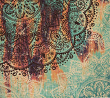 Rasmun Mandala Flower Pattern Wall Tapestry – Bohemian Polyester Wall Hanging for Bedroom