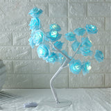 Rasmun LED Rose Tree Light – Warm Light Small Decorative Flower Lamp for Indoor, Gifts