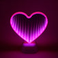 Rasmun LED Love Tunnel Light – Double-Sided Rose Red Heart Mirror Lamp