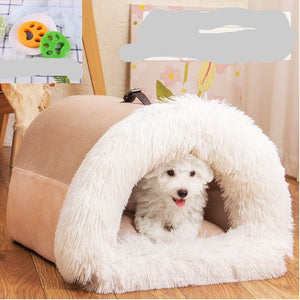 Rasmun Portable Pet Nest | Warm Cat & Dog Bed for Winter