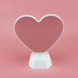Rasmun LED Love Tunnel Light – Double-Sided Rose Red Heart Mirror Lamp
