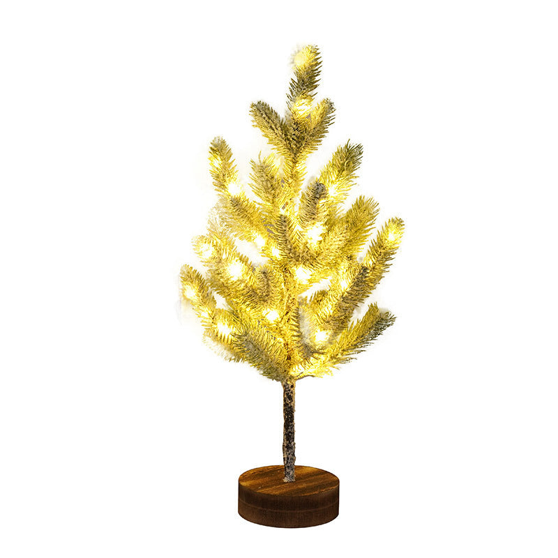 Rasmun LED Christmas Tree Light – 55cm 50LED Cedar Needle Decoration