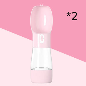 Rasmun Portable Dog Water Dispenser – Travel-Friendly Pet Water & Food Bottle