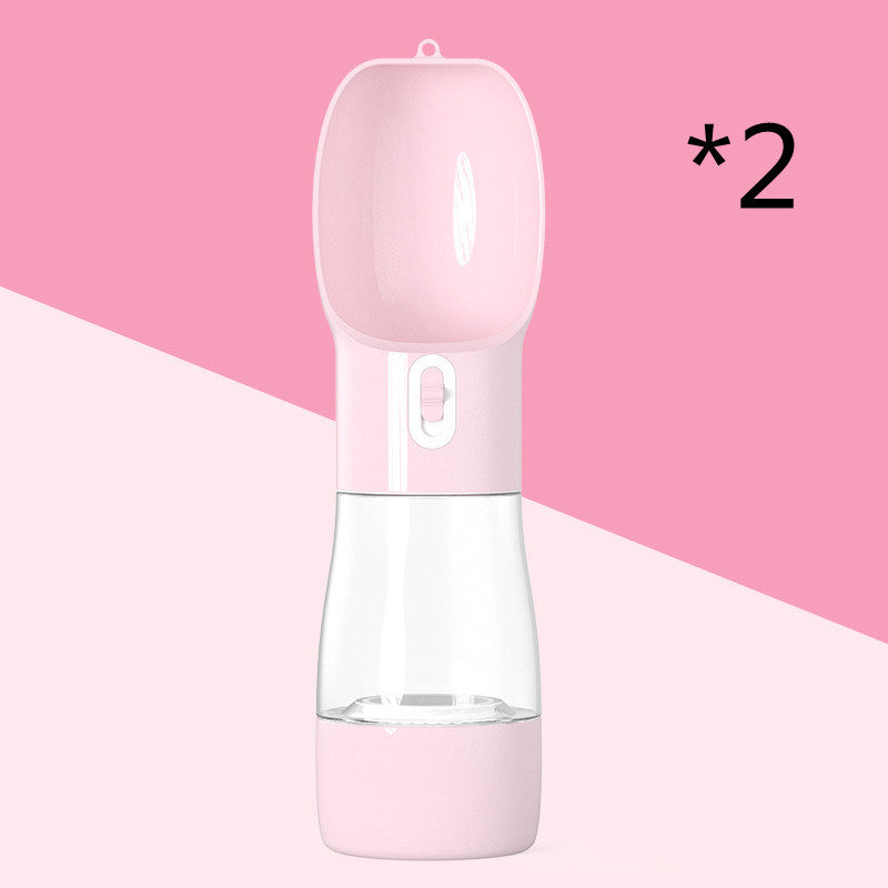 Rasmun Portable Dog Water Dispenser – Travel-Friendly Pet Water & Food Bottle
