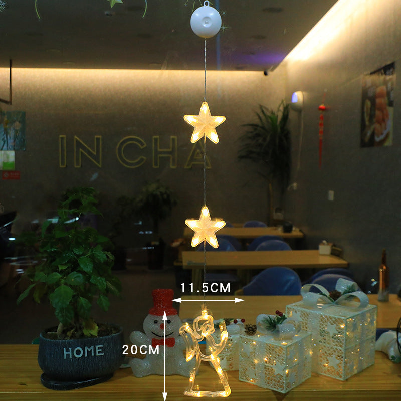 Rasmun Christmas 3pcs LED Light Star – Battery Operated Xmas Tree