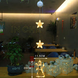 Rasmun Christmas 3pcs LED Light Star – Battery Operated Xmas Tree