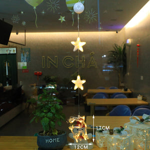 Rasmun Christmas 3pcs LED Light Star – Battery Operated Xmas Tree