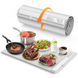 Rasmun Foldable Food Warming Mat – Electric Warming Tray with Graphene Heating, 3 Temp Settings, Touch Control, Portable Hotplate