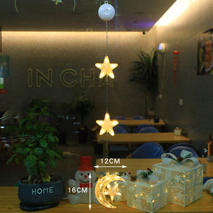 Rasmun Christmas 3pcs LED Light Star – Battery Operated Xmas Tree