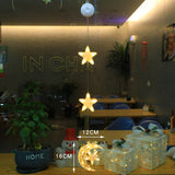 Rasmun Christmas 3pcs LED Light Star – Battery Operated Xmas Tree