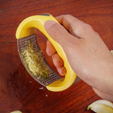 Rasmun Stainless Steel Garlic Masher – Manual Garlic Press Tool