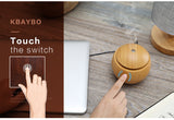 Rasmun USB Ultrasonic Essential Oil Diffuser & Humidifier – 130ml Air Purifier with 7-Color LED Night Light for Home, Office, Baby Room
