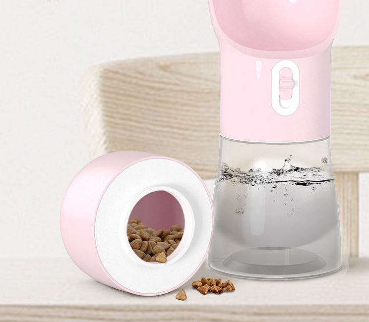 Rasmun Portable Dog Water Dispenser – Travel-Friendly Pet Water & Food Bottle