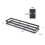 Rasmun Metal Kitchen Wall Organizer Shelf – Spice Rack & Storage Holder for Seasonings, Sprayers, and Jars