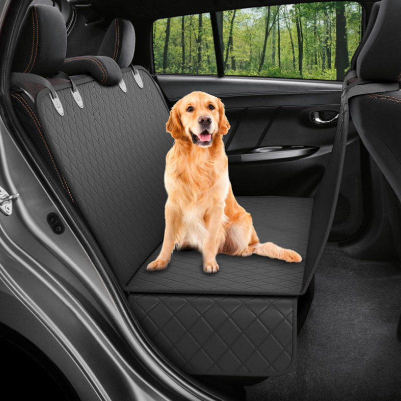 Rasmun Dog Car Seat Cover  Hammock Pet Carrier with Mesh Window