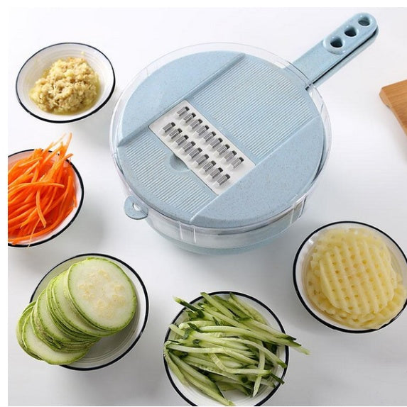 Rasmun 8-in-1 Mandoline Slicer Multi-Function Vegetable Cutter