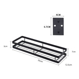 Rasmun Metal Kitchen Wall Organizer Shelf – Spice Rack & Storage Holder for Seasonings, Sprayers, and Jars