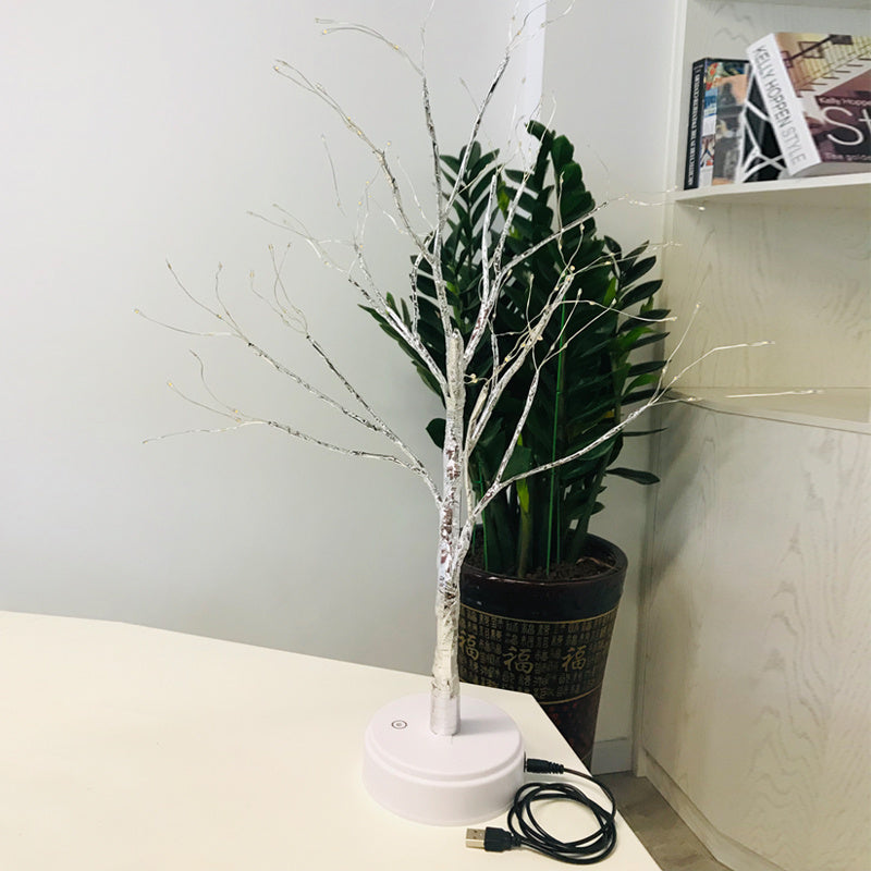 Rasmun Tree Light with Touch Switch – Adjustable Pearl Star Night Light