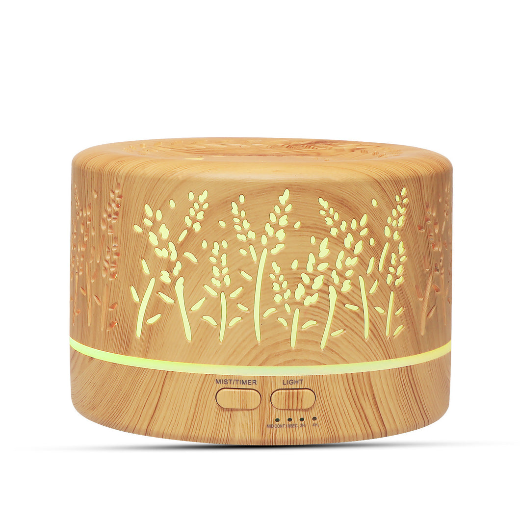 Rasmun 700ml Mini Lavender Aroma Diffuser – LED Night Light, Ultrasonic Humidifier, Quiet Cool Mist for Bedroom, Office & Relaxation