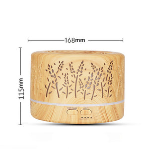 Rasmun 700ml Mini Lavender Aroma Diffuser – LED Night Light, Ultrasonic Humidifier, Quiet Cool Mist for Bedroom, Office & Relaxation