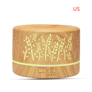 Rasmun 700ml Mini Lavender Aroma Diffuser – LED Night Light, Ultrasonic Humidifier, Quiet Cool Mist for Bedroom, Office & Relaxation