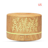 Rasmun 700ml Mini Lavender Aroma Diffuser – LED Night Light, Ultrasonic Humidifier, Quiet Cool Mist for Bedroom, Office & Relaxation