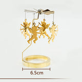 Rasmun Romantic Scented Candle Rotating Candlestick