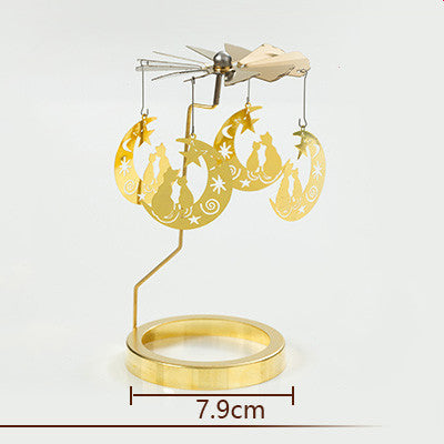 Rasmun Romantic Scented Candle Rotating Candlestick