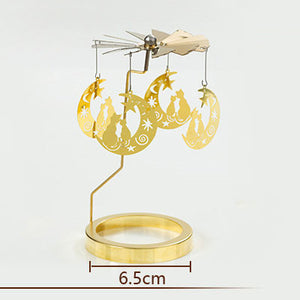 Rasmun Romantic Scented Candle Rotating Candlestick