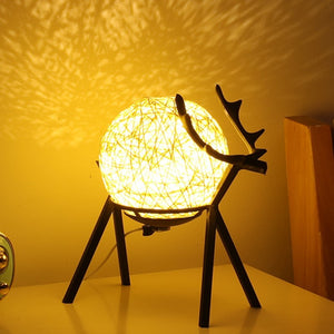 Rasmun Retro Style Couples Bedside Lamp – Romantic LED Night Light for Bedroom with Adjustable Dimming & Timer Options