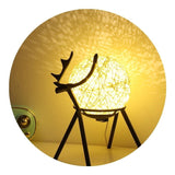 Rasmun Retro Style Couples Bedside Lamp – Romantic LED Night Light for Bedroom with Adjustable Dimming & Timer Options
