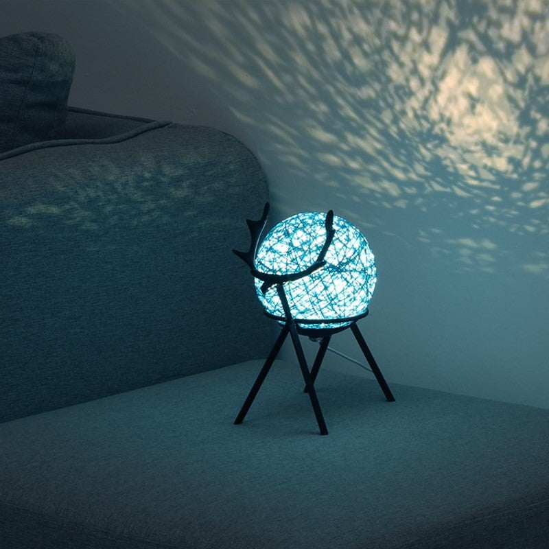 Rasmun Retro Style Couples Bedside Lamp – Romantic LED Night Light for Bedroom with Adjustable Dimming & Timer Options