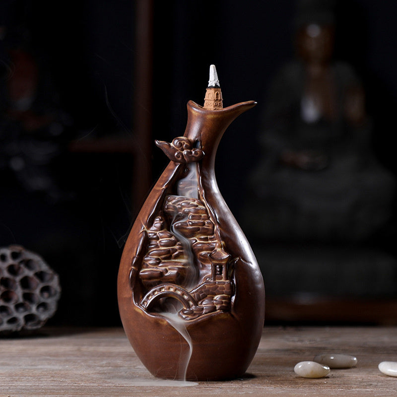 Rasmun Ceramic Backflow Incense Burner