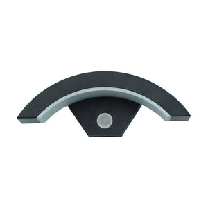 Rasmun LED Wall Light – Curved Moon Design with Motion Sensor for Doorway