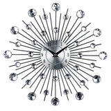 Rasmun Creative Round Wall Clock – 13" Silent Quartz Decorative Clock for Living Room, Office, or Bedroom – Modern European Style