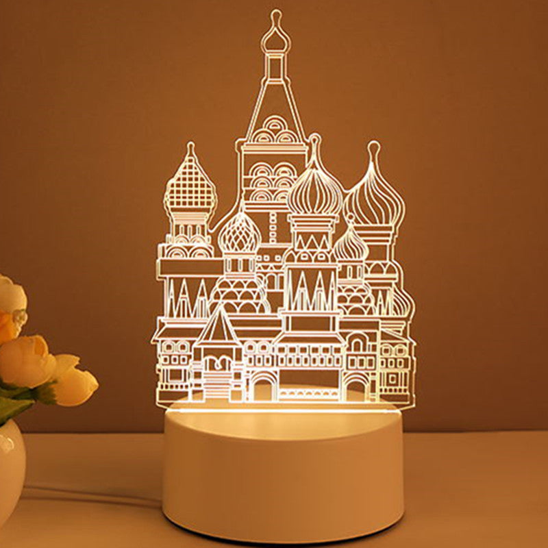 Rasmun 3D Acrylic USB LED Night Light – Neon Sign Lamp