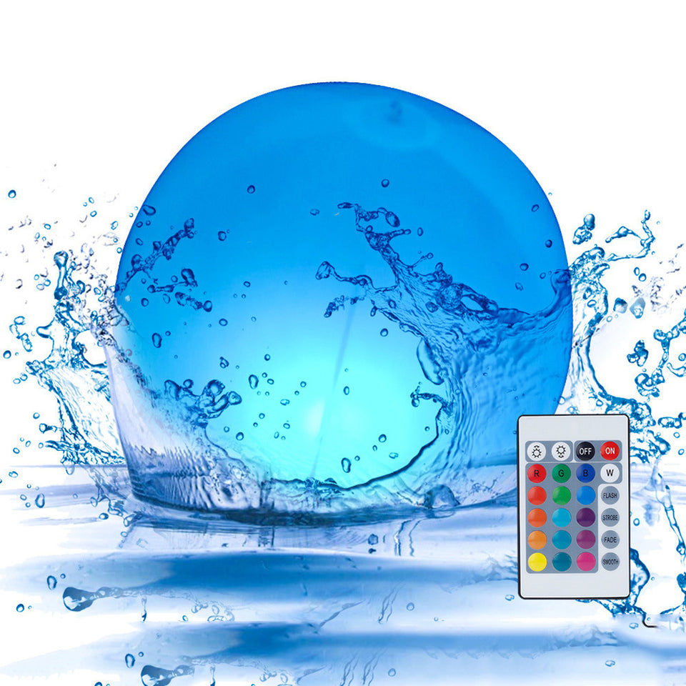 Rasmun LED RGB Light Emitting Balloon – Remote Control PVC Round Glow Ball for Parties, Events, and Home Decor