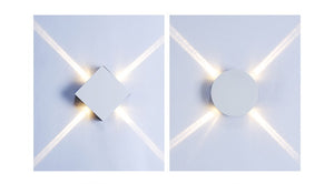 Rasmun Cross Light Decoration Lamp – LED Wall Light for Bedroom, Living Room, Bedside or Aisle | Modern Iron Indoor Background Lamp