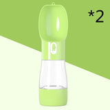 Rasmun Portable Dog Water Dispenser – Travel-Friendly Pet Water & Food Bottle