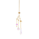 Rasmun Galaxy Crystal Sun Catcher – Sparkling Lighting Wind Chime Pendant for Home