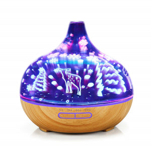 Rasmun Home Aroma Diffuser – Quiet Ultrasonic Essential Oil Diffuser