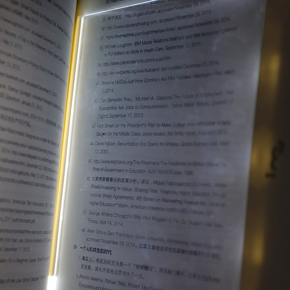 Rasmun Dimmable LED Panel Book Reading Lamp