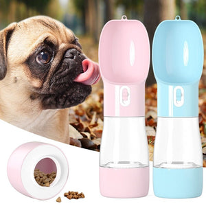 Rasmun Portable Dog Water Dispenser – Travel-Friendly Pet Water & Food Bottle